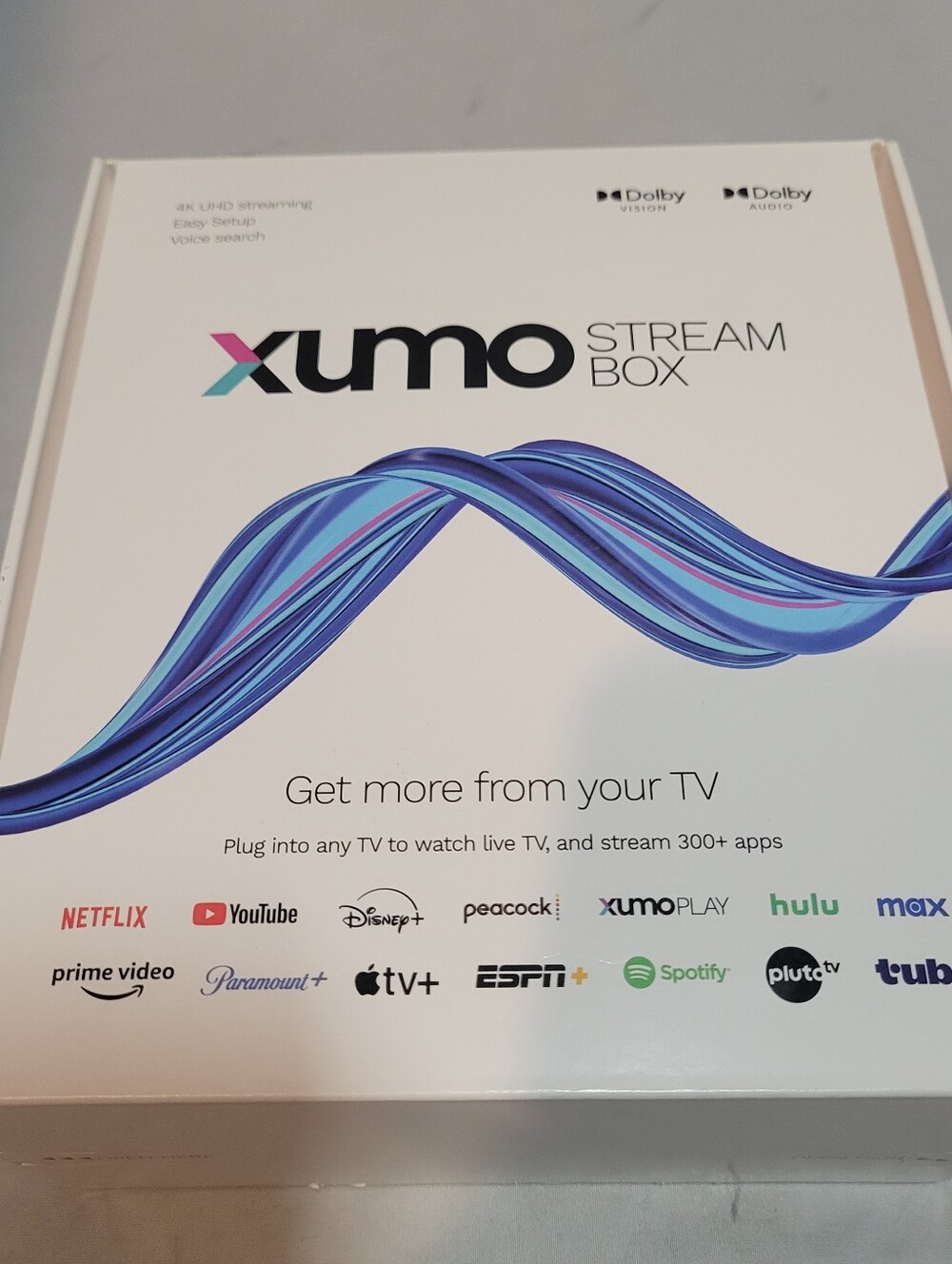 XUMO 4K UHD Media Player Stream Box 4K with Free TV & Apps